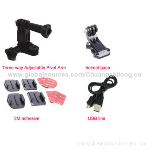 Ambarella A5S30 GOTOP Helmet Camera, Similar Gopro Hero 3 with Stable Quality, Full HD 1,080-pixel